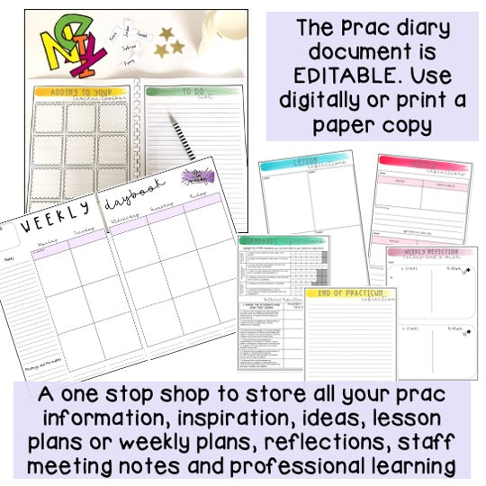 Pre-Service Teacher BUNDLE | Primary Teacher Prac