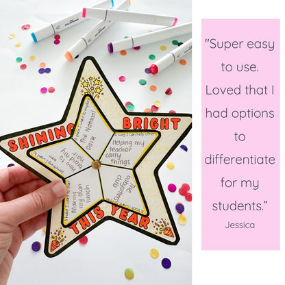 Shining Bright in 2026 - New Year Goal Setting Craft