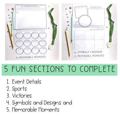 Commonwealth Games Journal | Grades 2-6