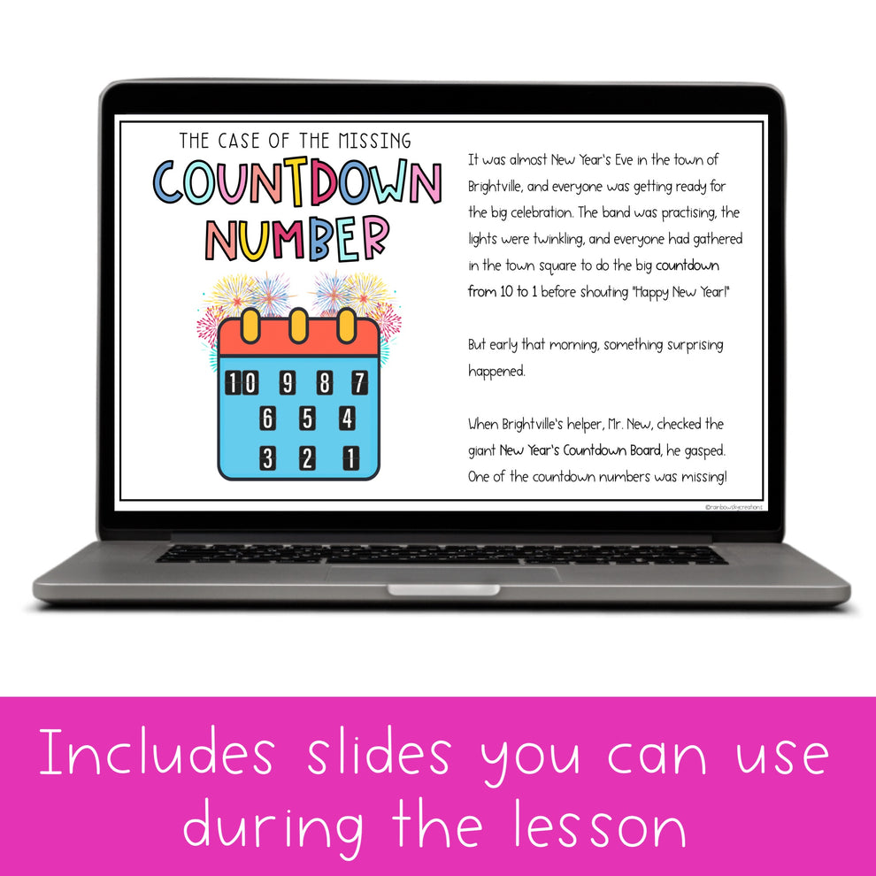 New Years Math Code Cracker - Escape Room (Grade 1-2) – Rainbow Sky ...