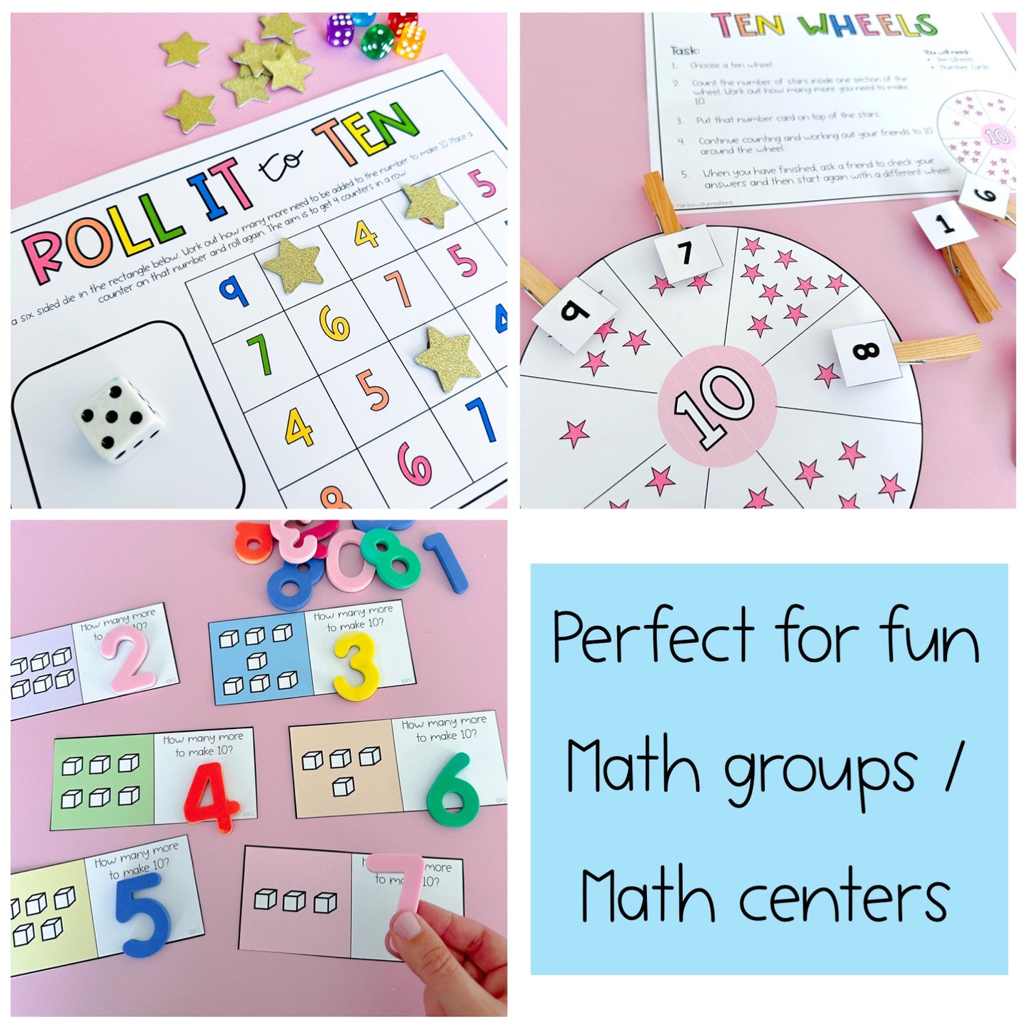 Friends To Ten Activities | Addition To 10 Math Centres