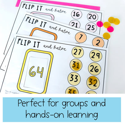 Doubles and Halves Flip it Games
