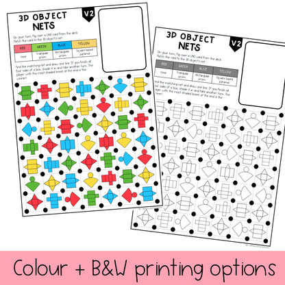 3D Objects Dots and Boxes Game