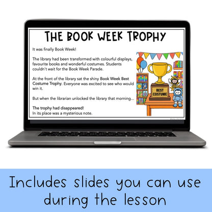 Book Week Math Code Cracker - Grade 1 & 2 Reading Escape Room