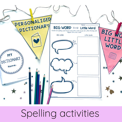 Australian Back to School BUNDLE Years 1-2 - First Day of School Activities