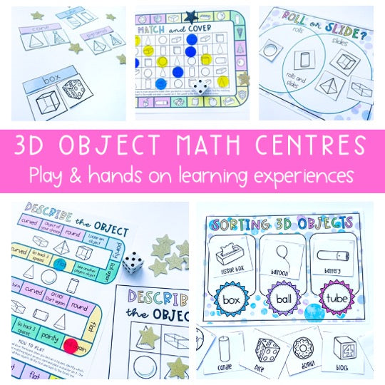 Math Centre BUNDLE | Play & Hands-On Centres | Kindergarten, Foundation, Prep