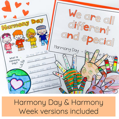 Harmony Day Pack (Grades 1-2)