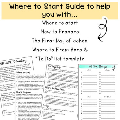 First Year Teacher Survival BUNDLE | New Teacher | Australia