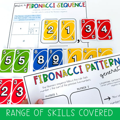 Uno Math Games BUNDLE - Grades 5-6 (Versions 1,2,3 & 4)
