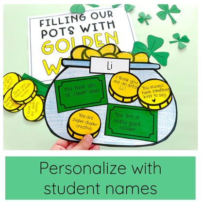 St Patrick's Day Kindness Lesson - Pot of Compliment Craft