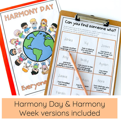 Harmony Day Pack (Grades 5-6)