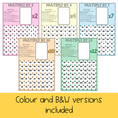 Multiplication Games | Number Fluency Games: Dots and Boxes