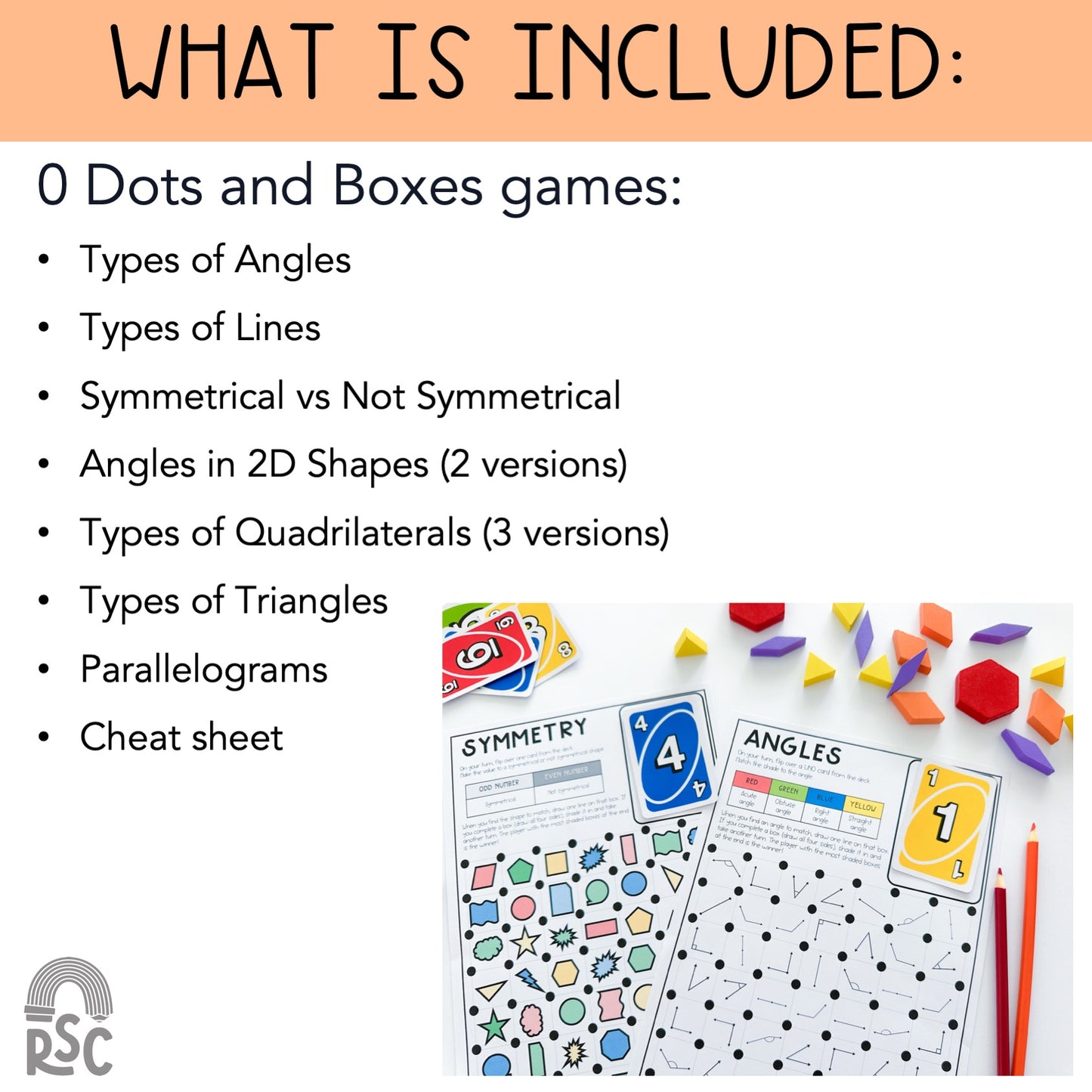 2D Shapes Dots and Boxes