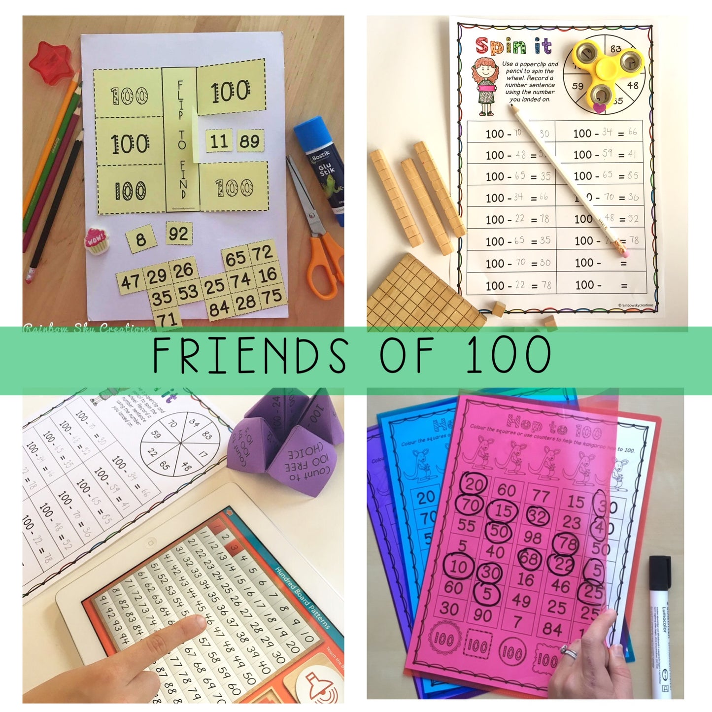 Addition & Subtraction BUNDLE | Math Centres | Addition & Subtraction To 10, 20, 100