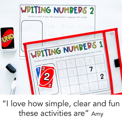 UNO Card Games | Math Centres | Kindergarten, Foundation, Prep [VERSION 3]