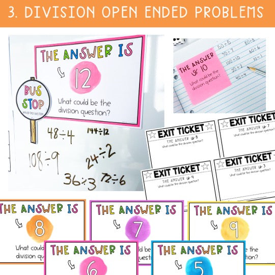 Multiplication & Division Fluency BUNDLE | Math Centres | Grades 3-4