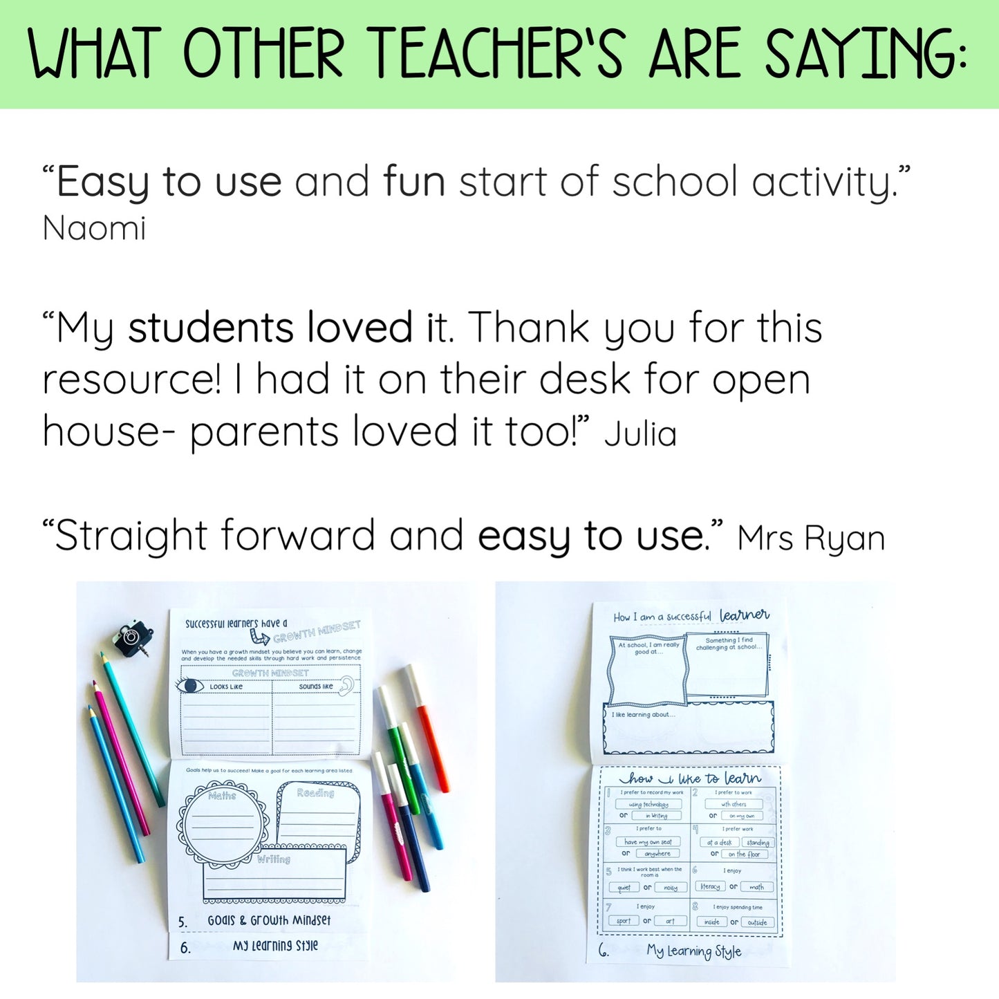 All About Me Flipbook - First Day of School Australia Year 4-6