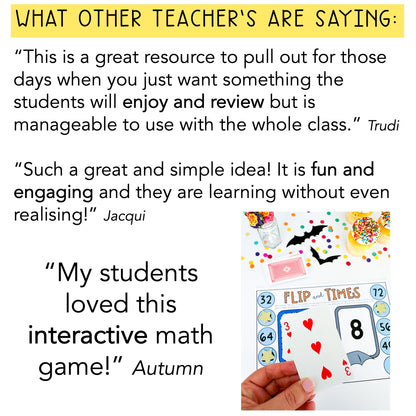 Halloween Multiplication & Division Games (Grades 3 - 5)