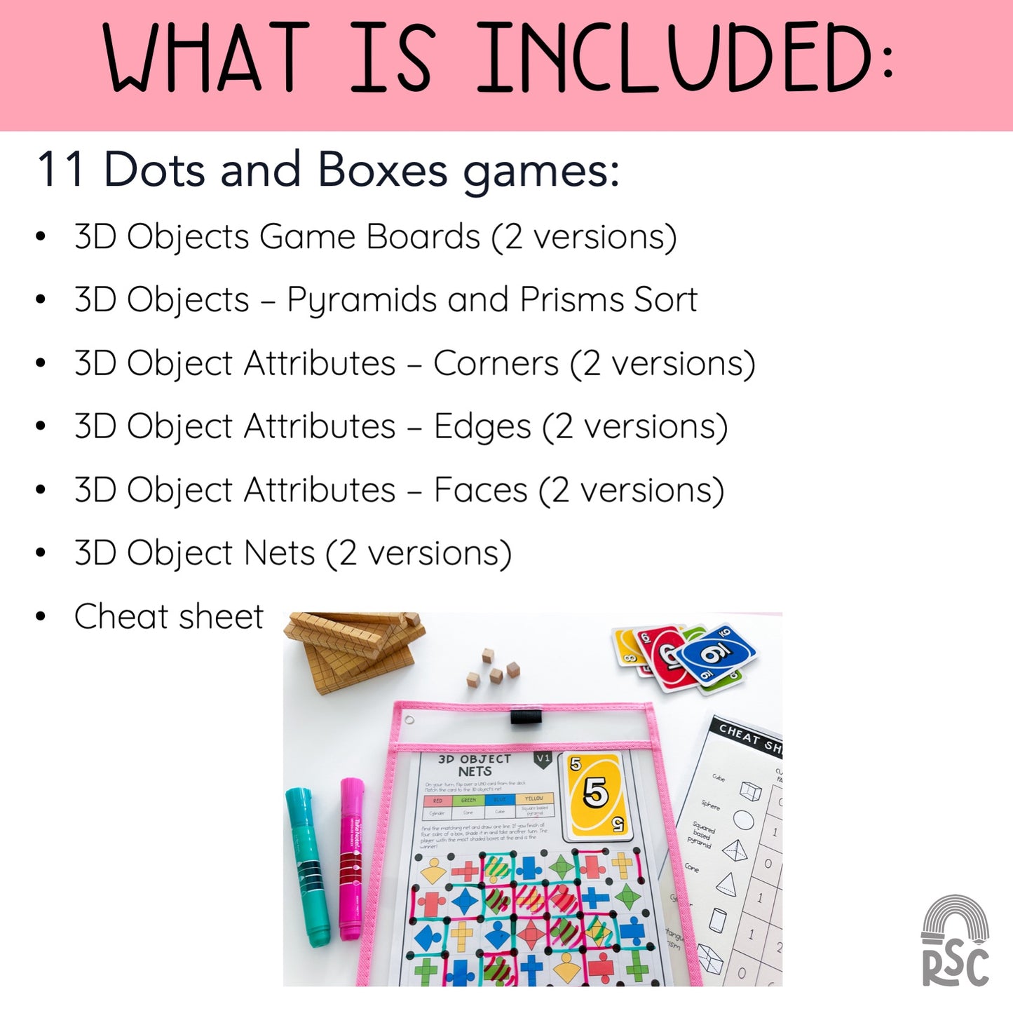 3D Objects Dots and Boxes Game