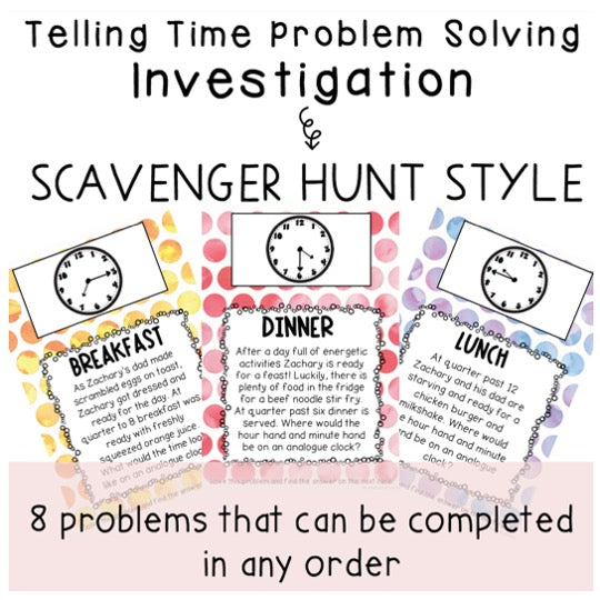 Telling The Time BUNDLE | Grades 1-2