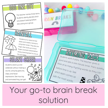 Brain Break BUNDLE / Brain Breaks and Self Regulation