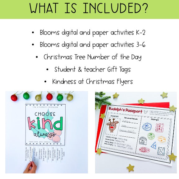 Christmas Activity BUNDLE | Kindergarten - Grade 6