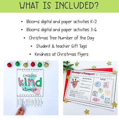 Christmas Activity BUNDLE | Kindergarten - Grade 6