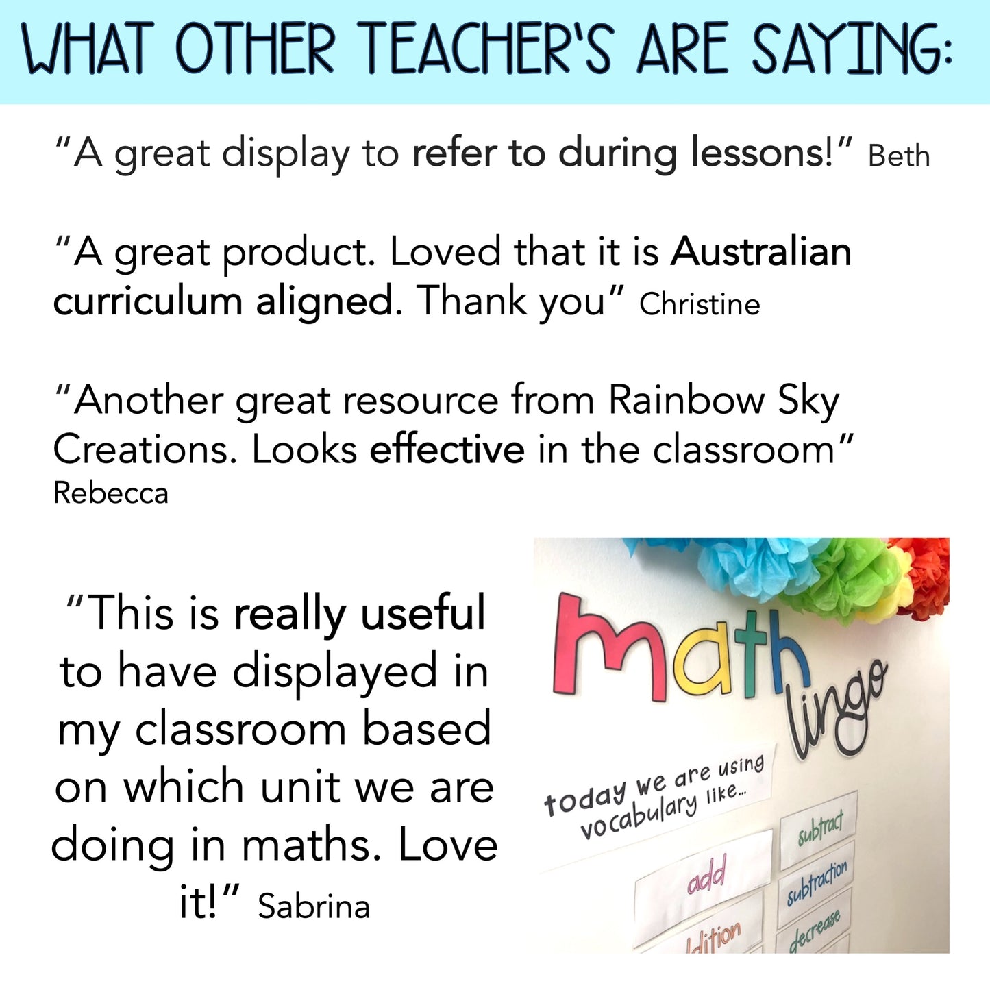 Math Vocabulary Cards | Maths Language | Australian Curriculum Aligned | Grade 2