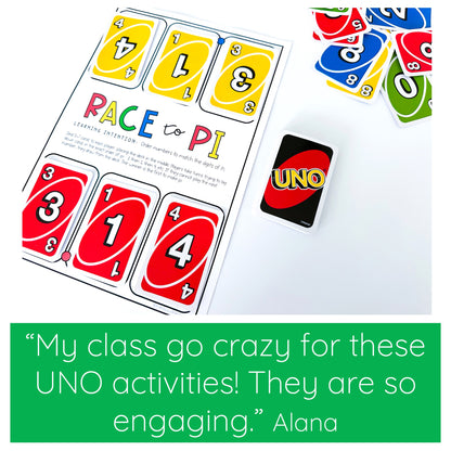 Uno Math Games BUNDLE - Grades 5-6 (Versions 1,2,3 & 4)