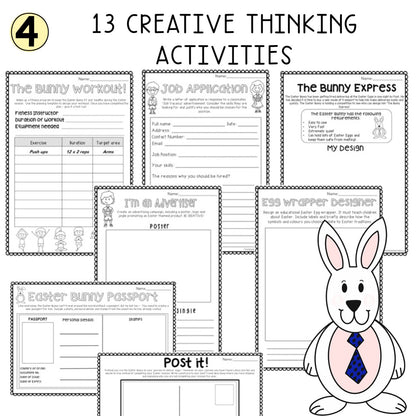 Easter Activity BUNDLE | Differentiated Easter Lessons Grades 3-5
