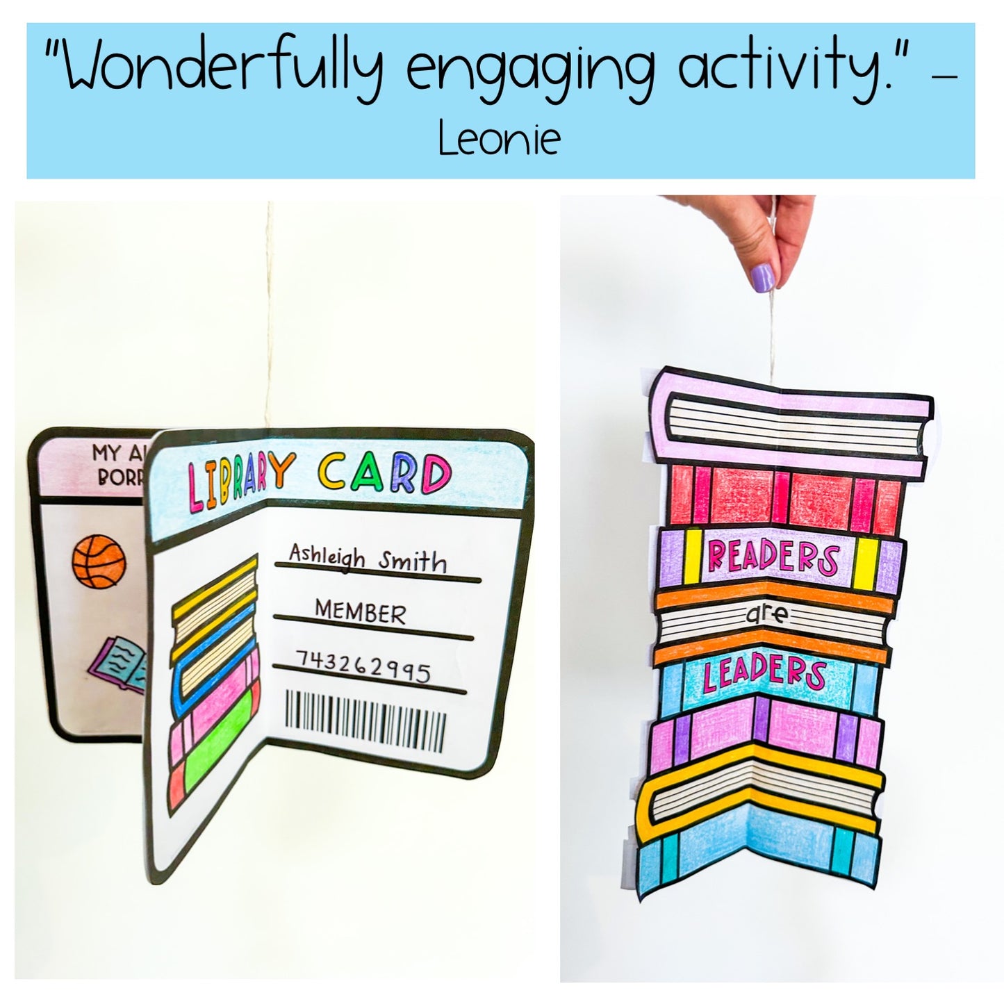 Book Week Craft | Reading Reflection Activity