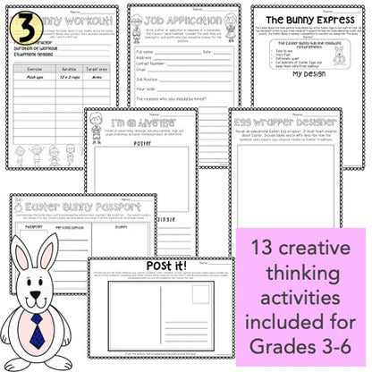 Easter Activity BUNDLE | Differentiated Easter Lessons