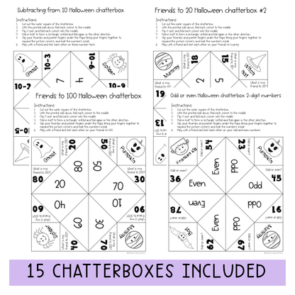 Halloween Bundle for Grades 1-2