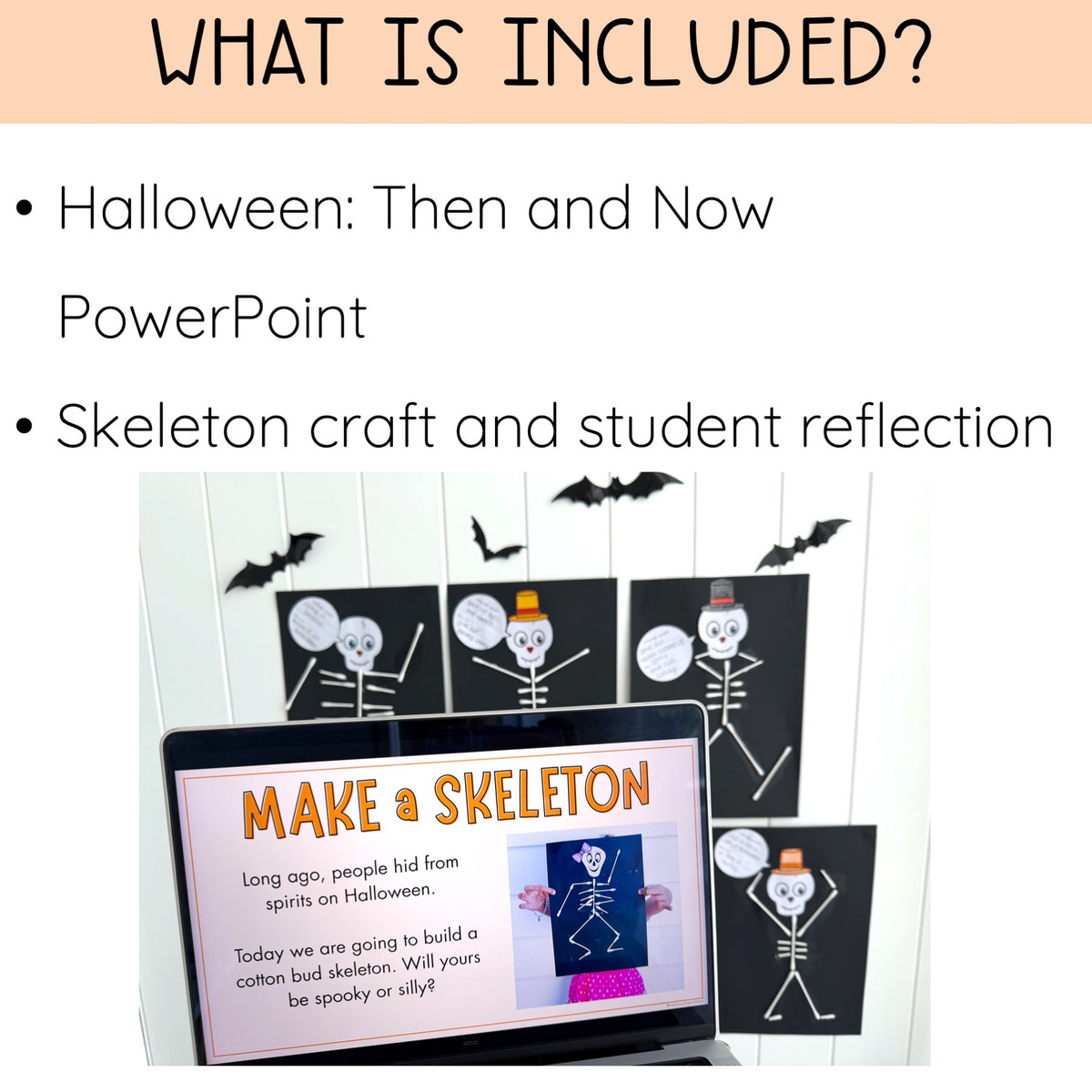 Halloween Powerpoint / Halloween Then and Now PowerPoint and Craft