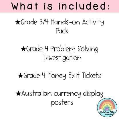 Australian Money BUNDLE | Aussie Money Activities | Year 4