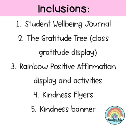 Wellbeing & Gratitude BUNDLE | Grades 3-6