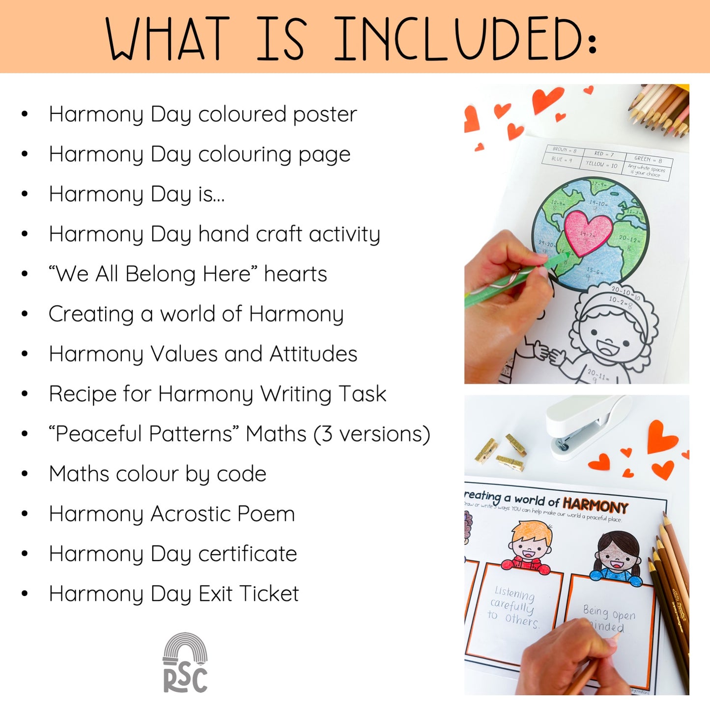 Harmony Day Pack (Grades 1-2)