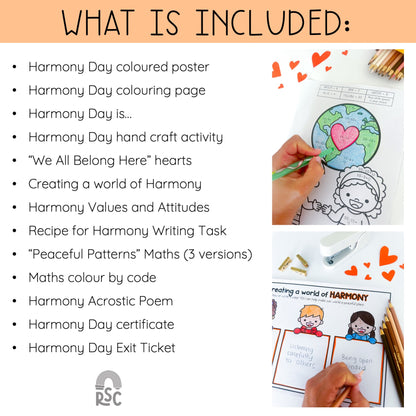 Harmony Day Pack (Grades 1-2)