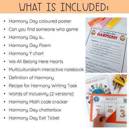 Harmony Day Pack (Grades 3-4)
