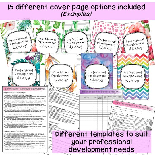 Australian Organised Teacher BUNDLE | Planner, PD Diary & Assessment Book [Toucan Theme]