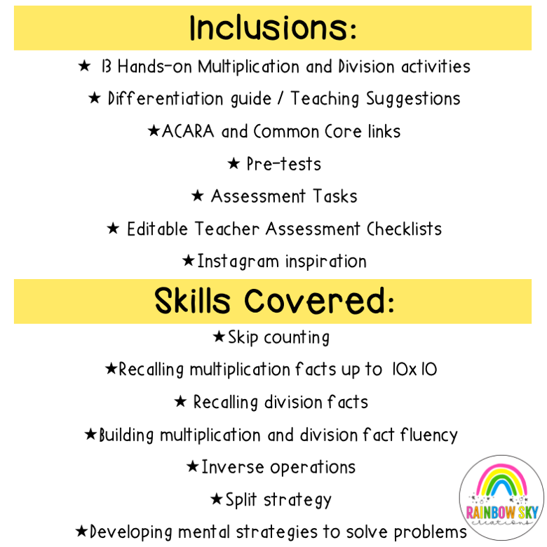 Hands-On Math Activities & Games | Multiplication & Division | Grades 3 - 4
