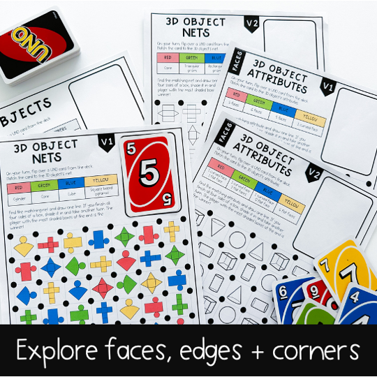 Dots and Boxes MEGA Bundle: Math Operations - Time - 2D Objects - 3D Shapes