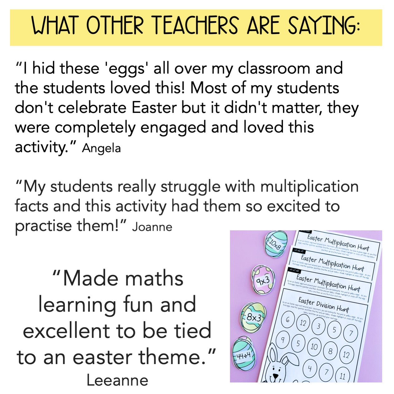 Easter Multiplication & Division Egg Hunt | Easter Math Lesson