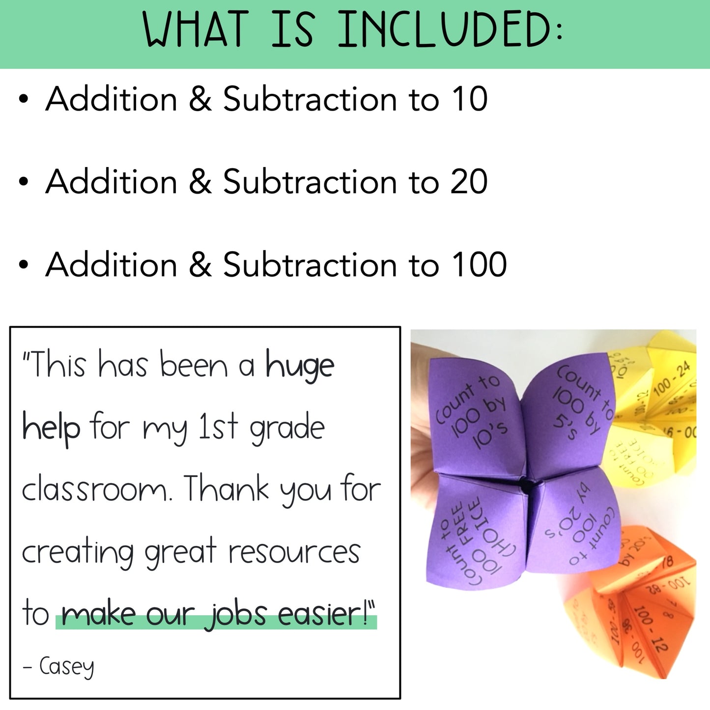 Addition & Subtraction BUNDLE | Math Centres | Addition & Subtraction To 10, 20, 100