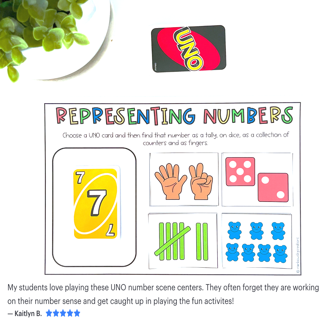 UNO Card Games BUNDLE | Math Centres | Kindergarten, Foundation, Prep [VERSIONS 1 & 2]