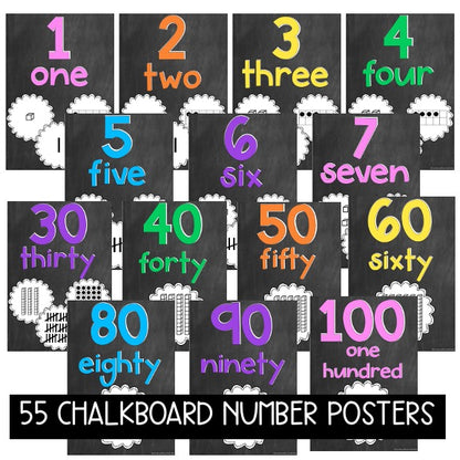 Classroom Decor BUNDLE [Chalkboard Theme]