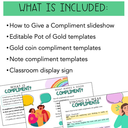 St Patrick's Day Kindness Lesson - Pot of Compliment Craft