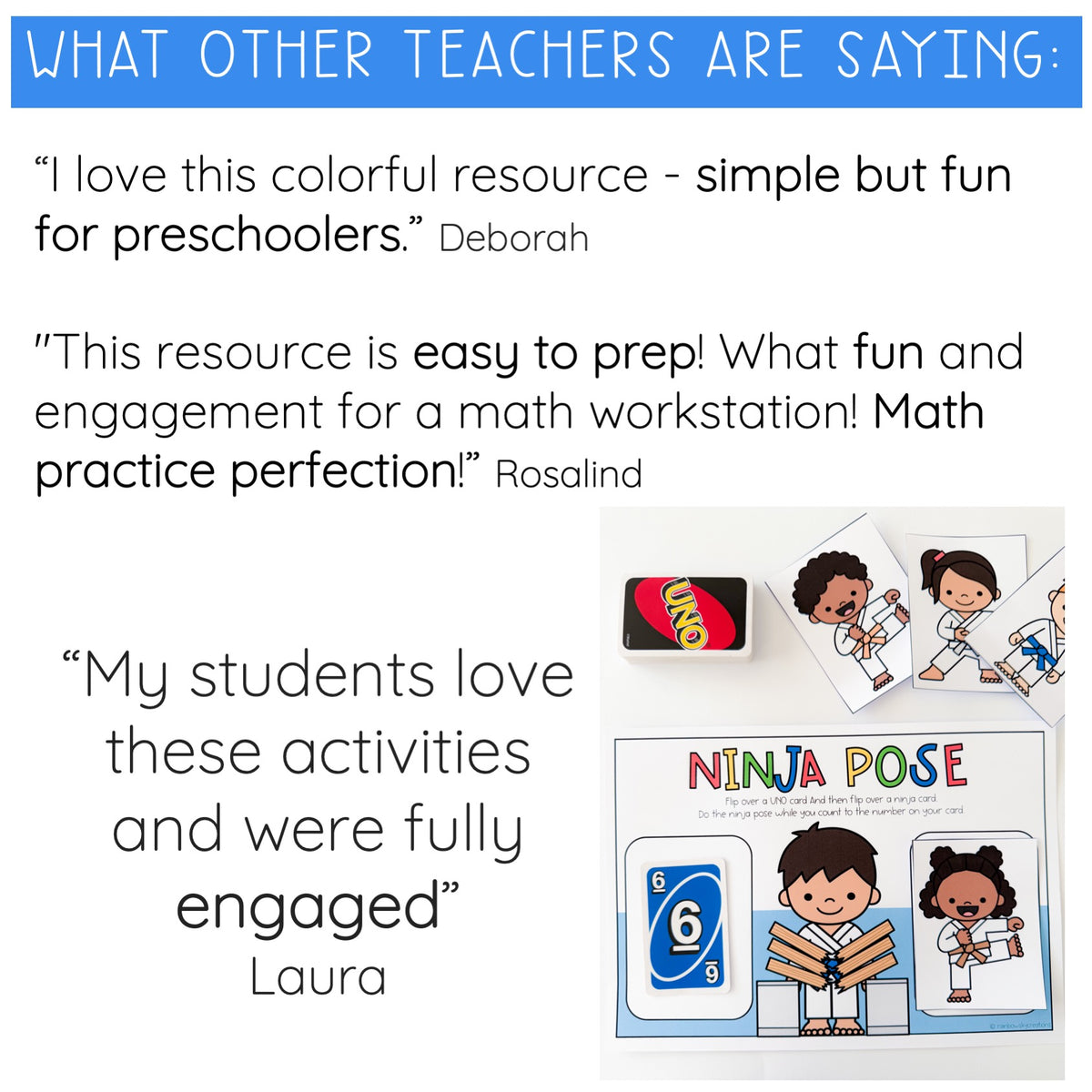 UNO Card Games - Preschool (Version 3)
