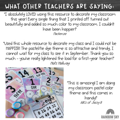 Classroom Decor BUNDLE [Pastel Theme]