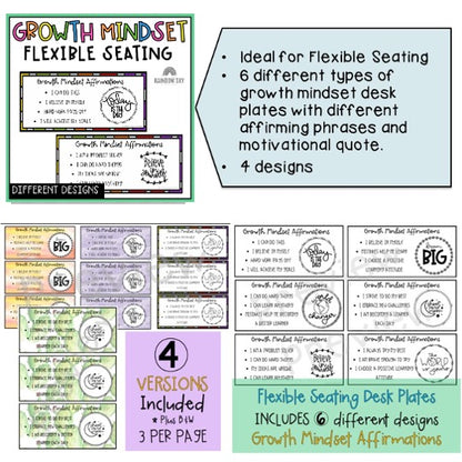 Growth Mindset BUNDLE | Growth Mindset Lessons | Grades 3-6